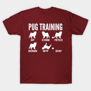 Pug Training Pug Dog Tricks T-Shirt